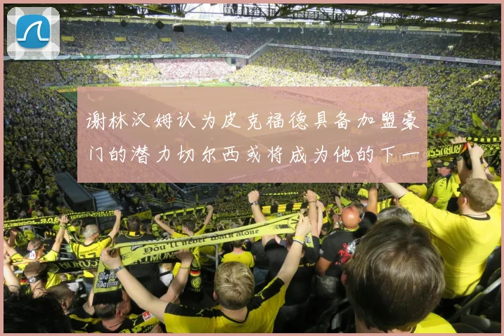 谢林汉姆认为皮克福德具备加盟豪门的潜力切尔西或将成为他的下一个选择